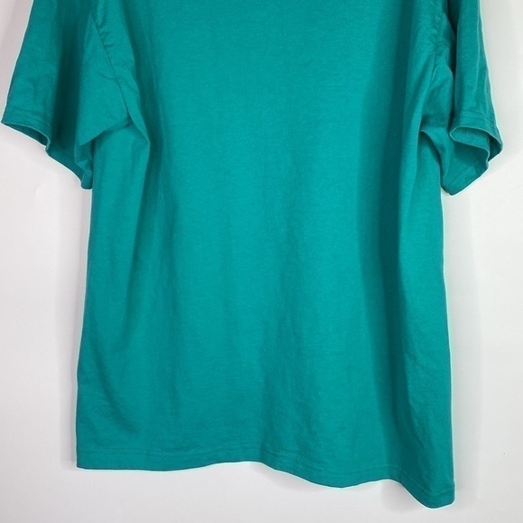 Vintage Endless Designs Easter Hound Dog Green Tshirt 90s Size Large - Picture 7 of 9